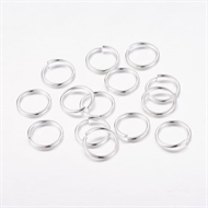 100 forsølvede o-ringe. 10 mm.